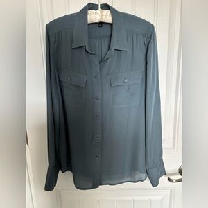 NWOT. Silk button down from J Crew